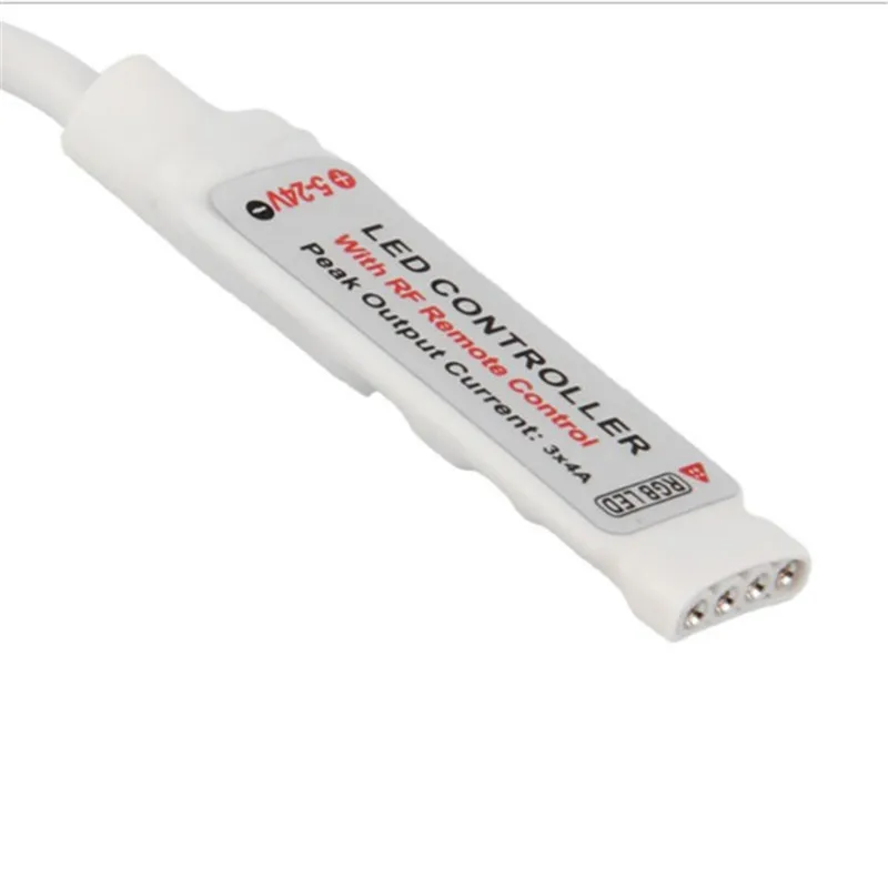 Фото 1 шт. 4Ax3Channel DC5v-24V RGB мини-контроллер с 17 клавишами Радиочастотный пульт для 5050 3528 1 шт. 4Ax3Channel DC5v-24V RGB мини-контроллер с 17 клавишами Радиочастотный пульт для 5050 3528