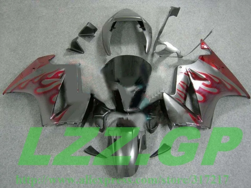 

Red Flame Silver Fairing Kit For HONDA VFR800 VFR800 2002 2003 2004 2005 2006 2007 2008 2009 2010 2011 2012 Fairings LZZ.GP