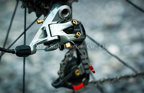 Титановые велосипедные болты и гайки TC4 светильник для велосипеда Sram красный/Force