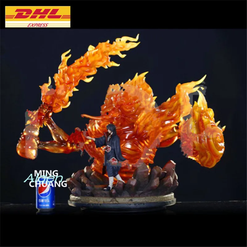 2" Статуя Наруто бюст Акацуки полная длина портрет Учиха Итачи Susanoo GK фигурка Коллекционная модель игрушки коробка 67 см Z1105