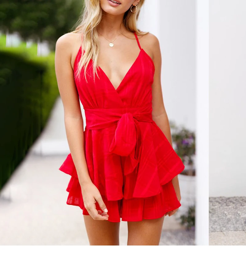 Lily Rosie Girl, v-образный вырез, сексуальный женский пляжный костюм, в клетку, в стиле бохо, с цветочным принтом, шорты, комбинезон, боди для женщин,, уличная одежда