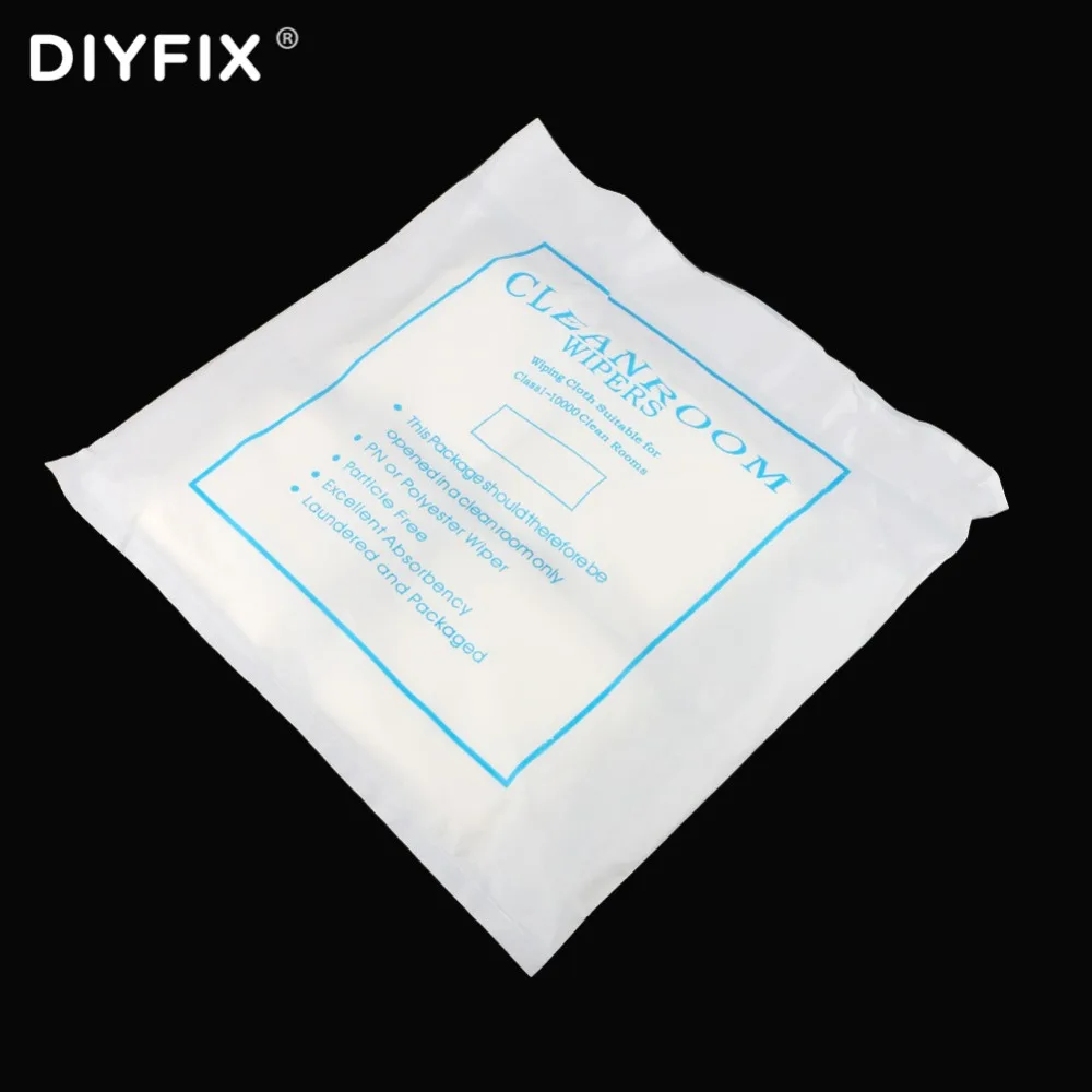 Инструмент Для Чистки ЖК экрана телефона DIYFIX 140 ткань без пыли 9x9 см мягкая