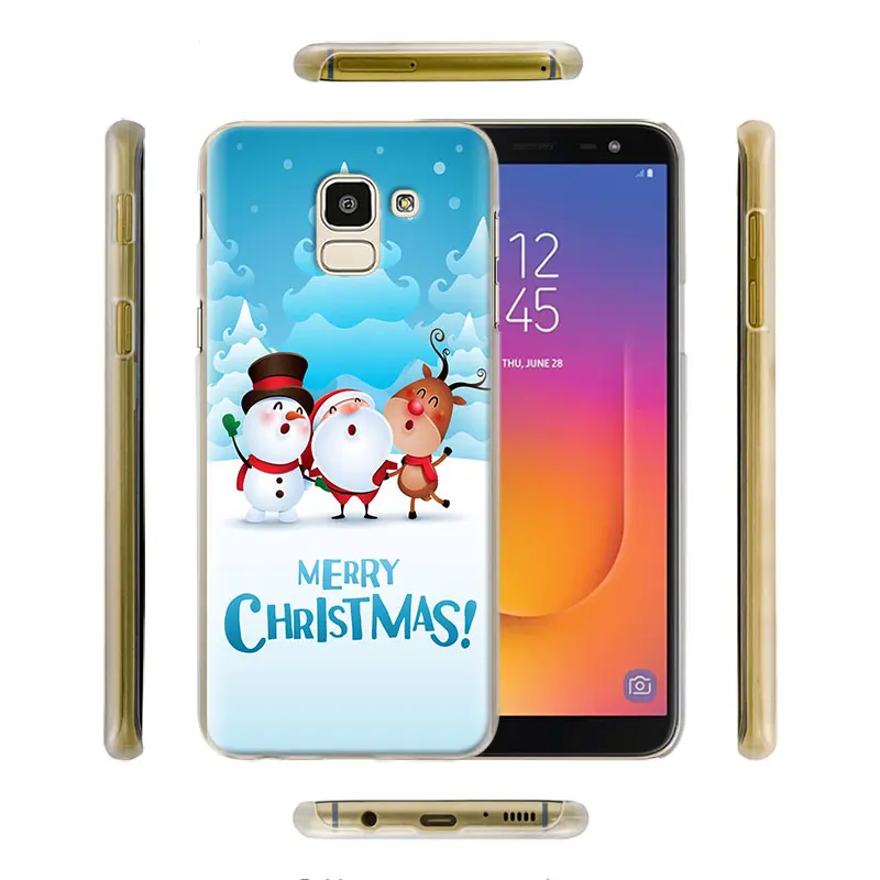 Счастливого Рождества год Лось snowma чехол КРЫШКА ДЛЯ samsung Galaxy A30 A40 A50 A70 A6 A8 плюс A7 A9 M30 чехол для телефона Coque