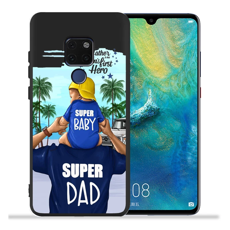 Модный чехол для мамы, супер мамы, девочки, младенца, для huawei mate 20 Lite mate 10 Lite mate 20 Pro Coque для Nova 4e 3 Nova3i задняя крышка - Цвет: 09