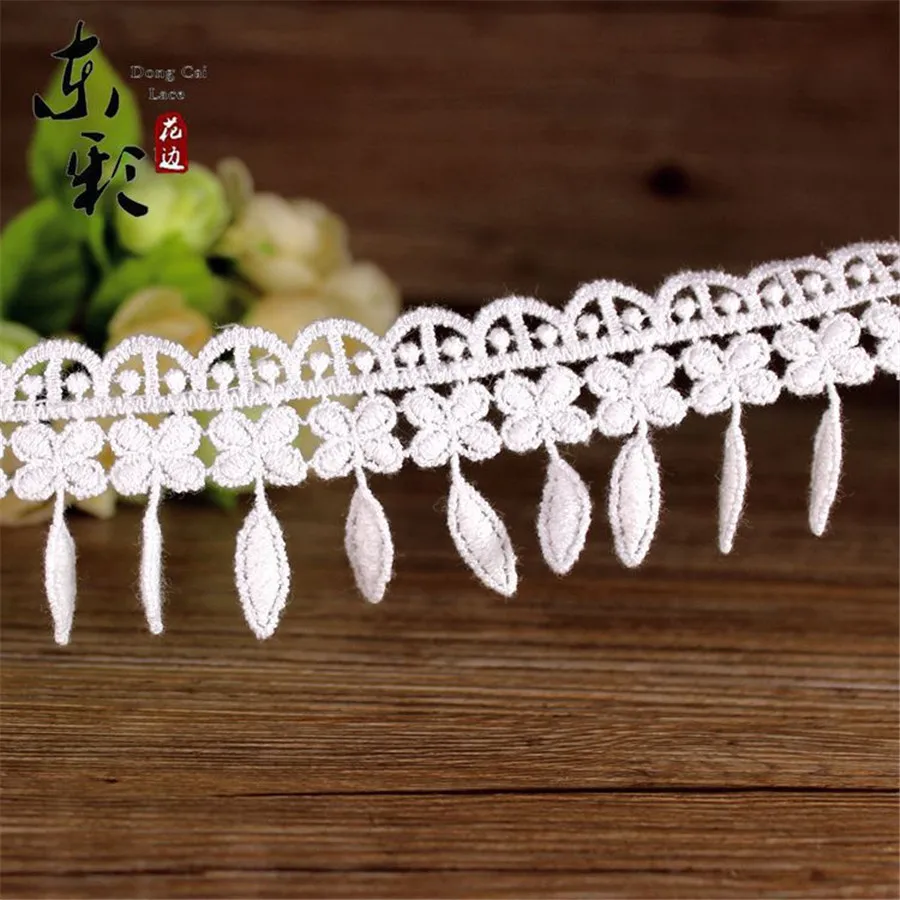 Кружевная лента с вышивкой 15 ярдов * 4 2 см | Дом и сад