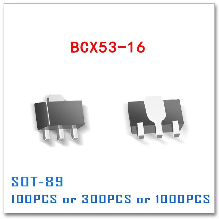 

Стандартный PNP 80V 1A BCX53 100PCS 300PCS 1000PCS SOT89 SOT-89, высокое качество