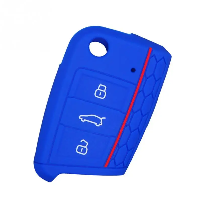 Новый Стильный чехол для автомобильного ключа мужчин и женщин силиконовый