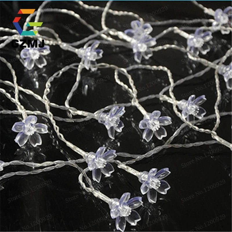 10 м 100 светодиодных рождественских огней праздничная Свадебная вечеринка