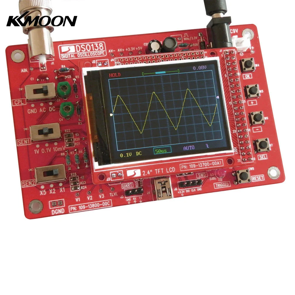 DSO138 2," TFT карманный цифровой осциллограф DIY комплект diy части для Osciloscopio изготовление ручной электронный Обучающий набор 1msp