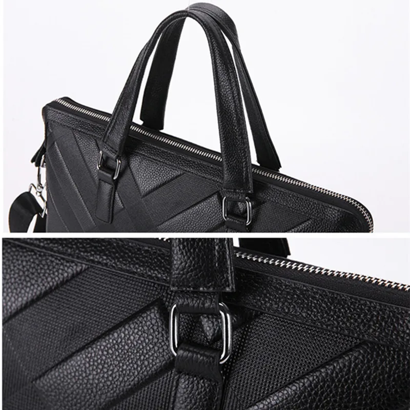 Кожаная сумка для ноутбука из натуральной коровьей кожи высококачественный