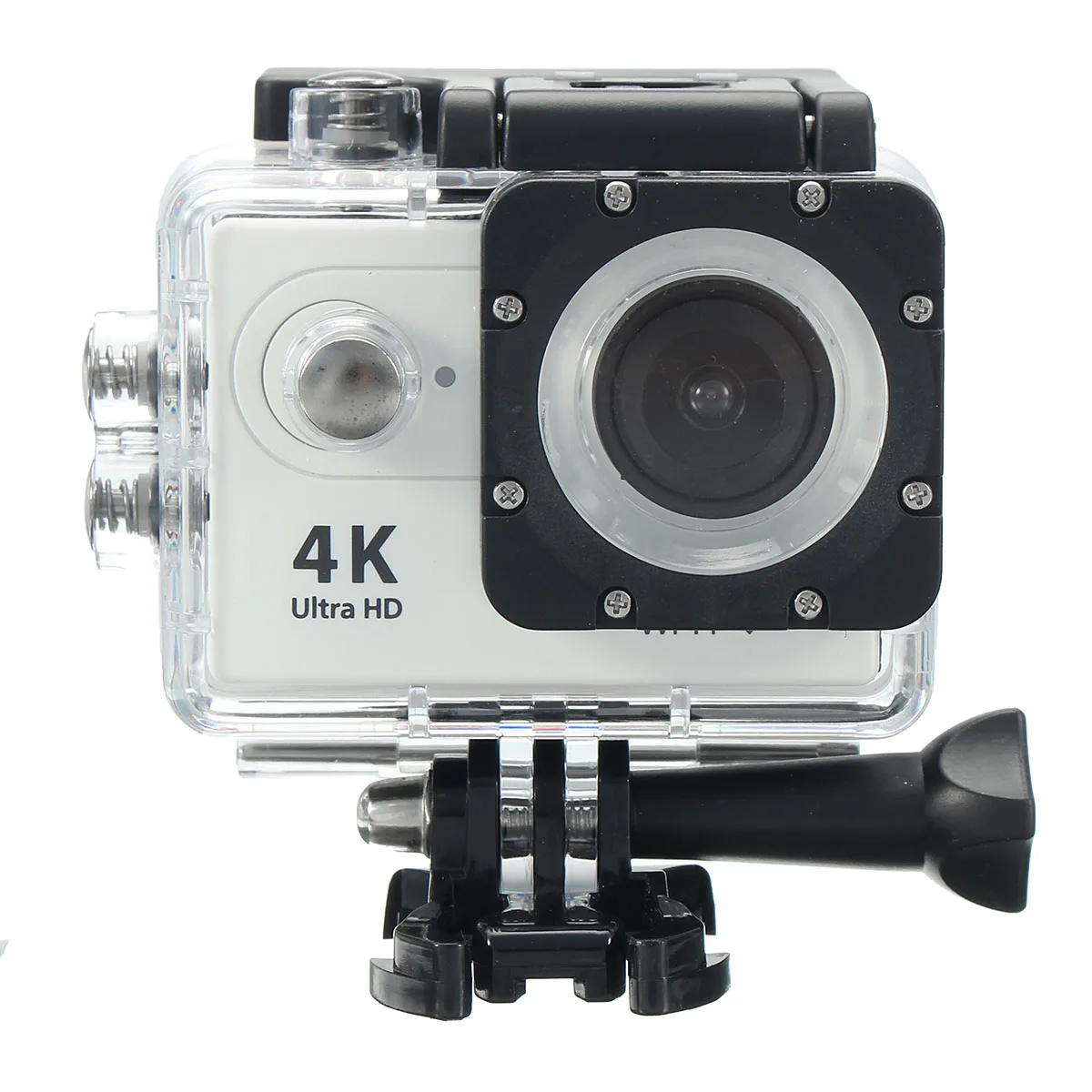 Белый U ltra HD 4K экшн-камера, Wi-Fi, видеокамера, 170 градусов, Спортивная камера, 2 дюйма, водонепроницаемая Спортивная камера pro 1080 P, 30 кадров в секунду - Цвет: Белый