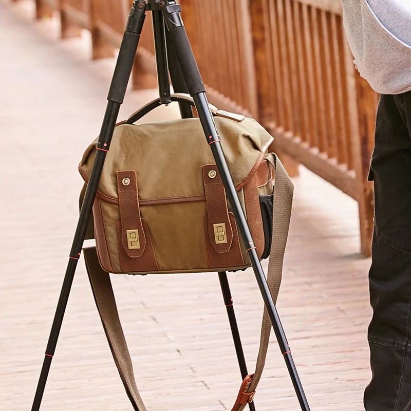 061018 new hot yesetn men lens camera bag male canvas digital shoulder | Багаж и сумки