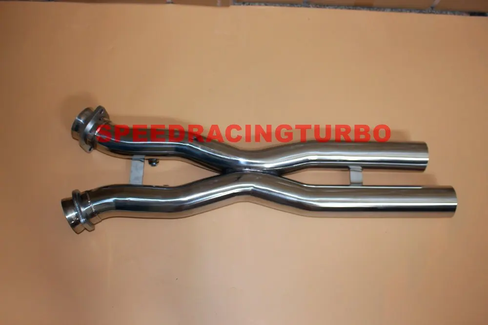 Выхлоп крест X-PIPE CATBACK для 97-04 CHEVY CORVETTE C5 LS1/LS6 нержавеющая сталь