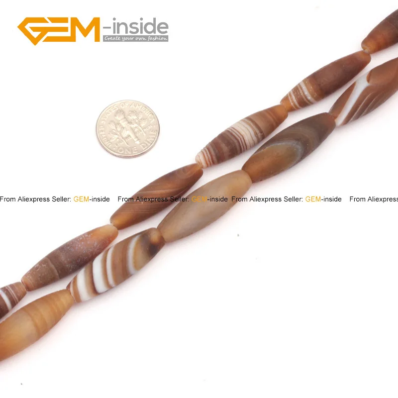 Натуральный оливковый ботсванские Агаты Бисер для изготовления ювелирных