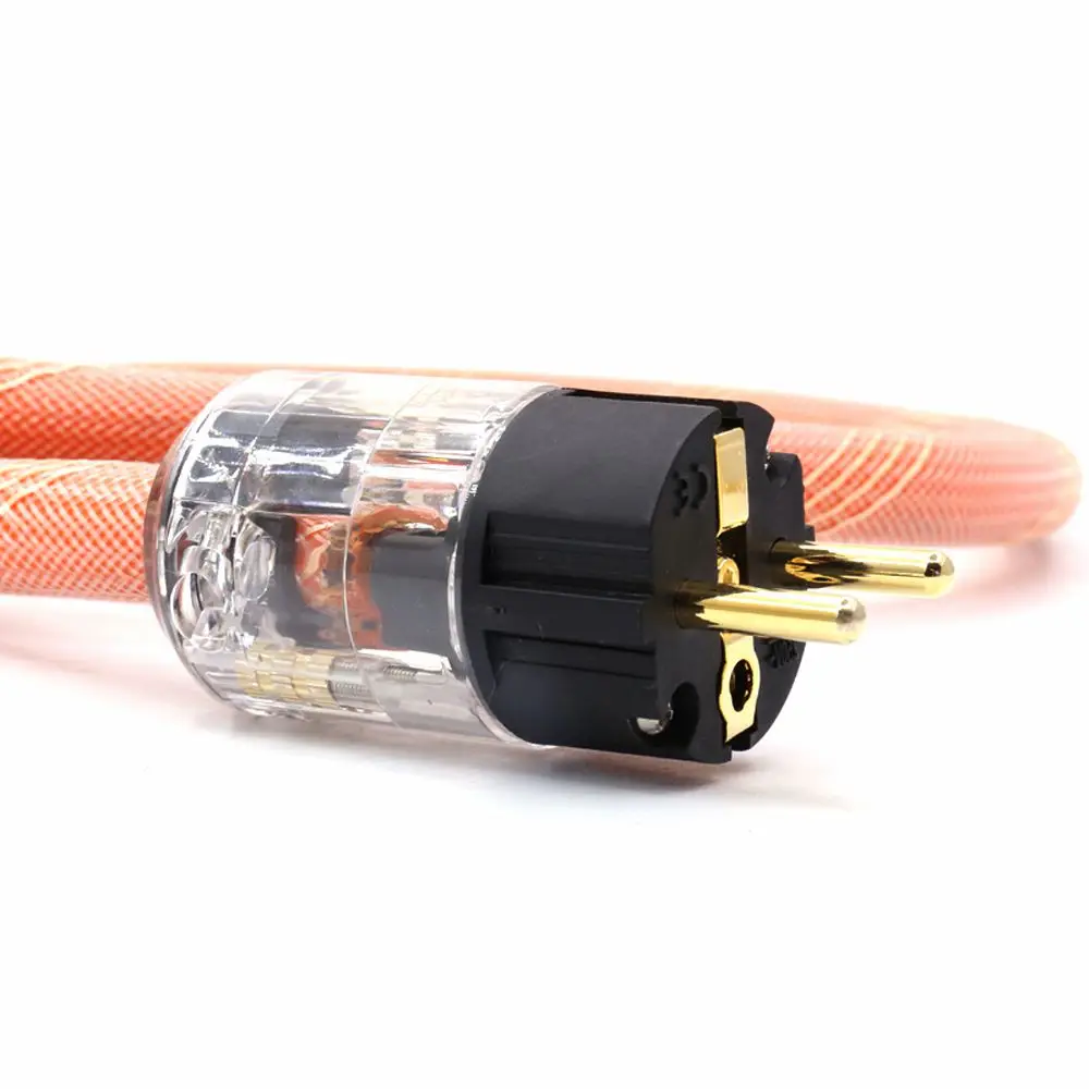 Hifi аудио 5N OCC кабель питания переменного тока P-029E штепсельной вилкой