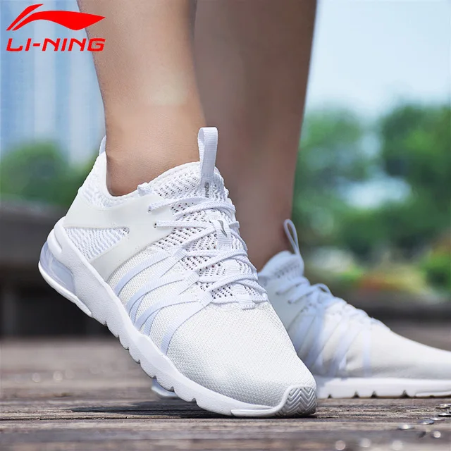 Женские Прогулочные кроссовки Li Ning удобные дышащие на воздушной подушке с