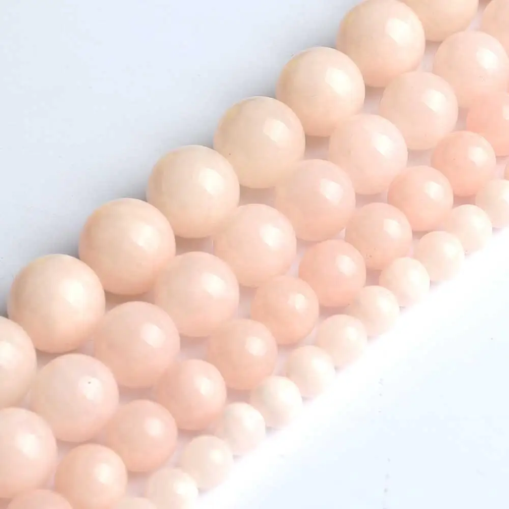 light pink Бусины из натурального камня Красочные облака нефрита DIY ручной работы Изысканные ювелирные изделия аксессуары драгоценные камни бусины аксессуары - Цвет: light pink