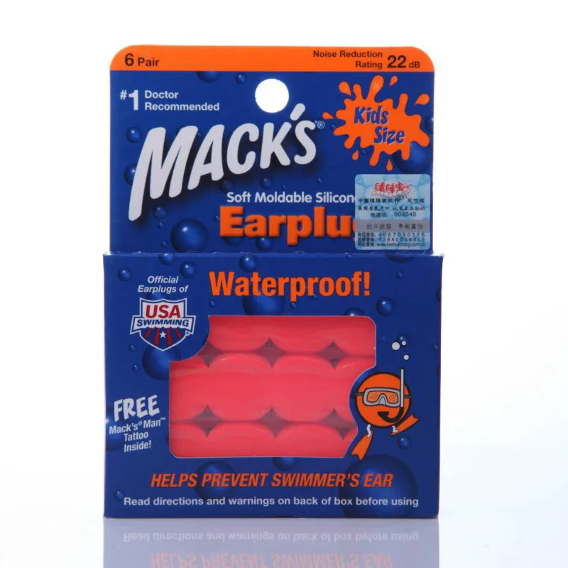 Детские Водонепроницаемые силиконовые беруши для плавания мягкие затычки ушей
