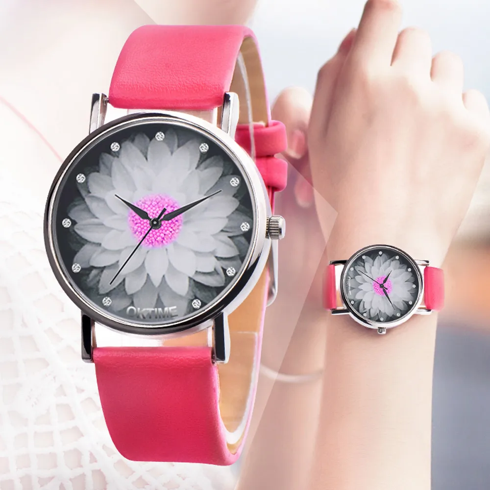 2018 горячая распродажа высокое качество женские цветок повседневные кожаные