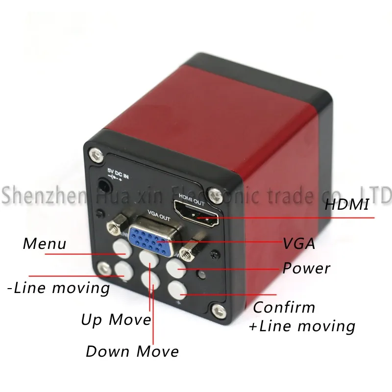 Цифровой промышленный микроскоп HD 13MP HDMI VGA видеокамера + 1 100X зум C образное