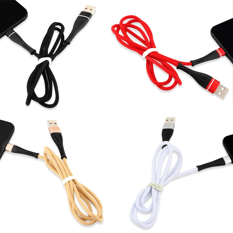 100 см нейлоновый Плетеный Ios 8Pin Быстрый зарядный usb-кабель для IPhone X XR XS Max 8 7 6S 5 5S SE 5C IPad Air Data Sync charger Kabel