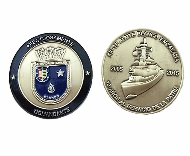 

Environmentally friendly Epoxy Round Coin Custom Engraving Coin