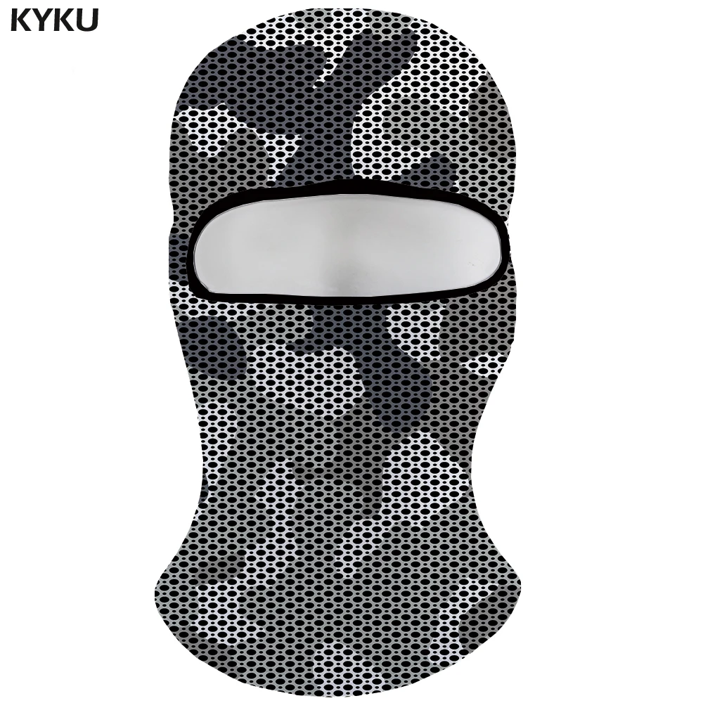 KYKU Camo Skullies шапочки Для мужчин камуфляж Casquette Краски 3d печатных шапочка Балаклава