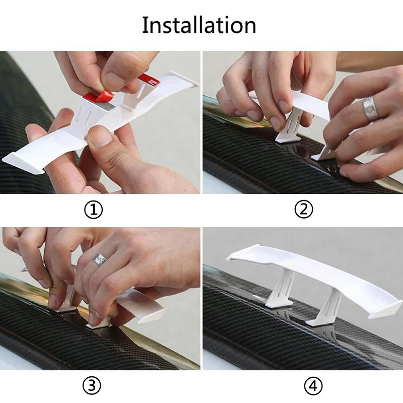1 Автомобильный спойлер для крыльев заднего хода мини автомобильное украшение