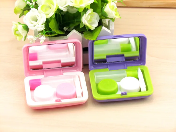 LIUSVENTINA милый чехол для контактных линз в форме чемодана контейнер коробка |