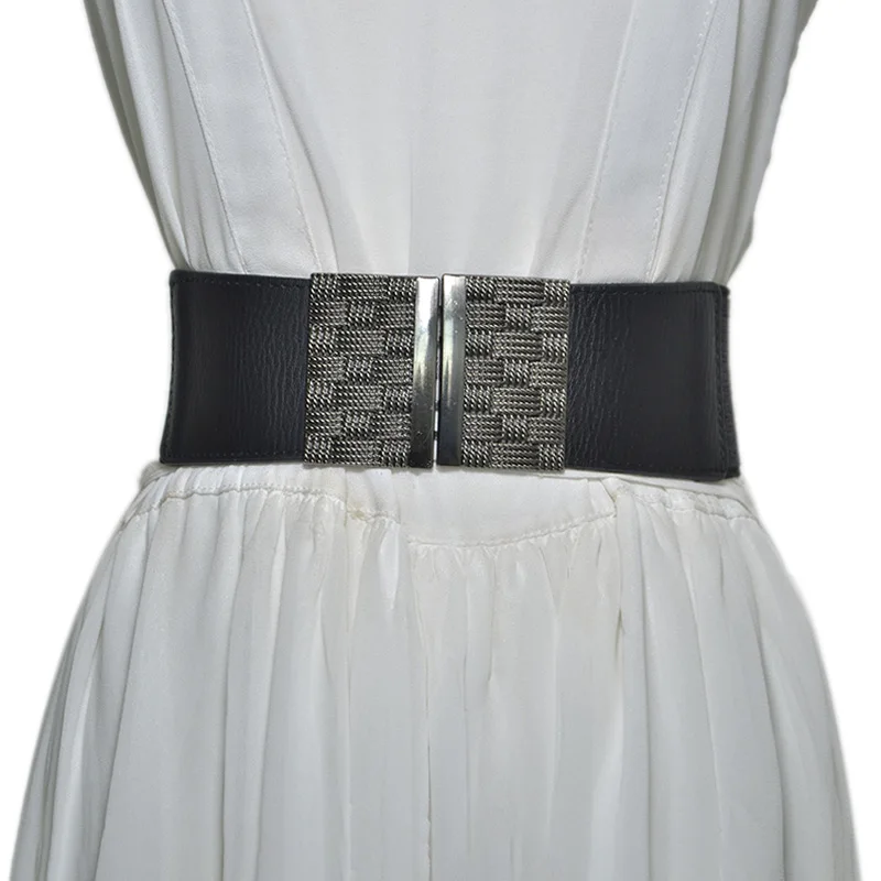 Luxury Brand 2018 Fashion New Ladies Elastic Girdle 3 Style Retro Pattern Buckle Decorative Wide Belt Casual Alloy Belts Bg-973 |