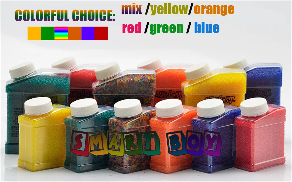 40k/20k/Bottled 9-11mm Orbeez Paintball Bombs ball Toy Gun Water grown Bullets Used For Nerf gun Crystal soft bullets | Игрушки и хобби