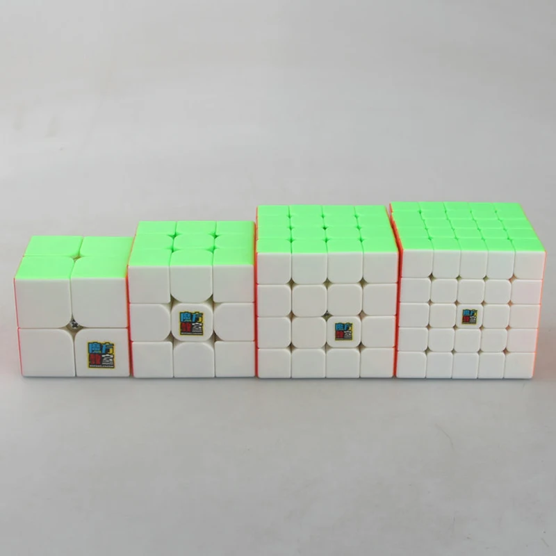MoYu Mofangjiaoshi 2x2 3x3 4x4 5x5 Скорость квадратная Подарочная коробка Упаковка профессиональная Головоломка обучающие игрушки для детей Волшебный куб пакет