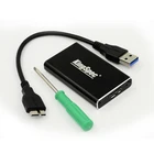Kingspec mSATA к USB 3,0 HDD чехол для жесткого диска внешний HDD корпус черный Бокс поддержка UASP Бесплатная доставка