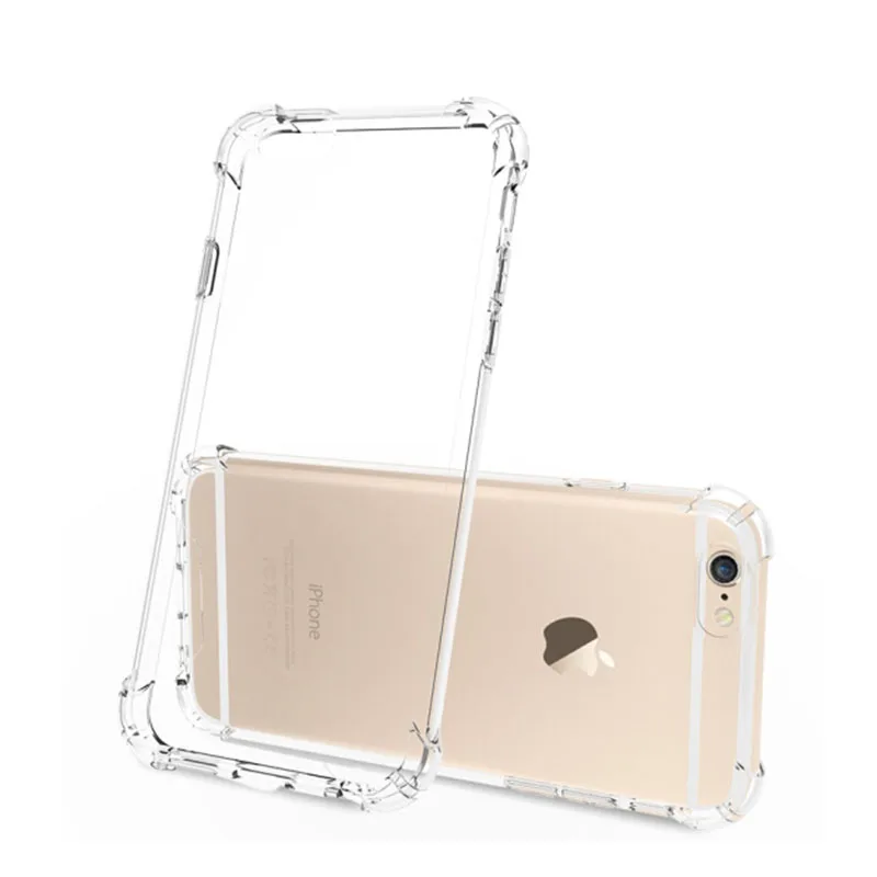 Чехол для iPhone X 8 7 6 6s Plus прозрачный мягкий ТПУ чехол силиконовый защитный рукав 5 5S