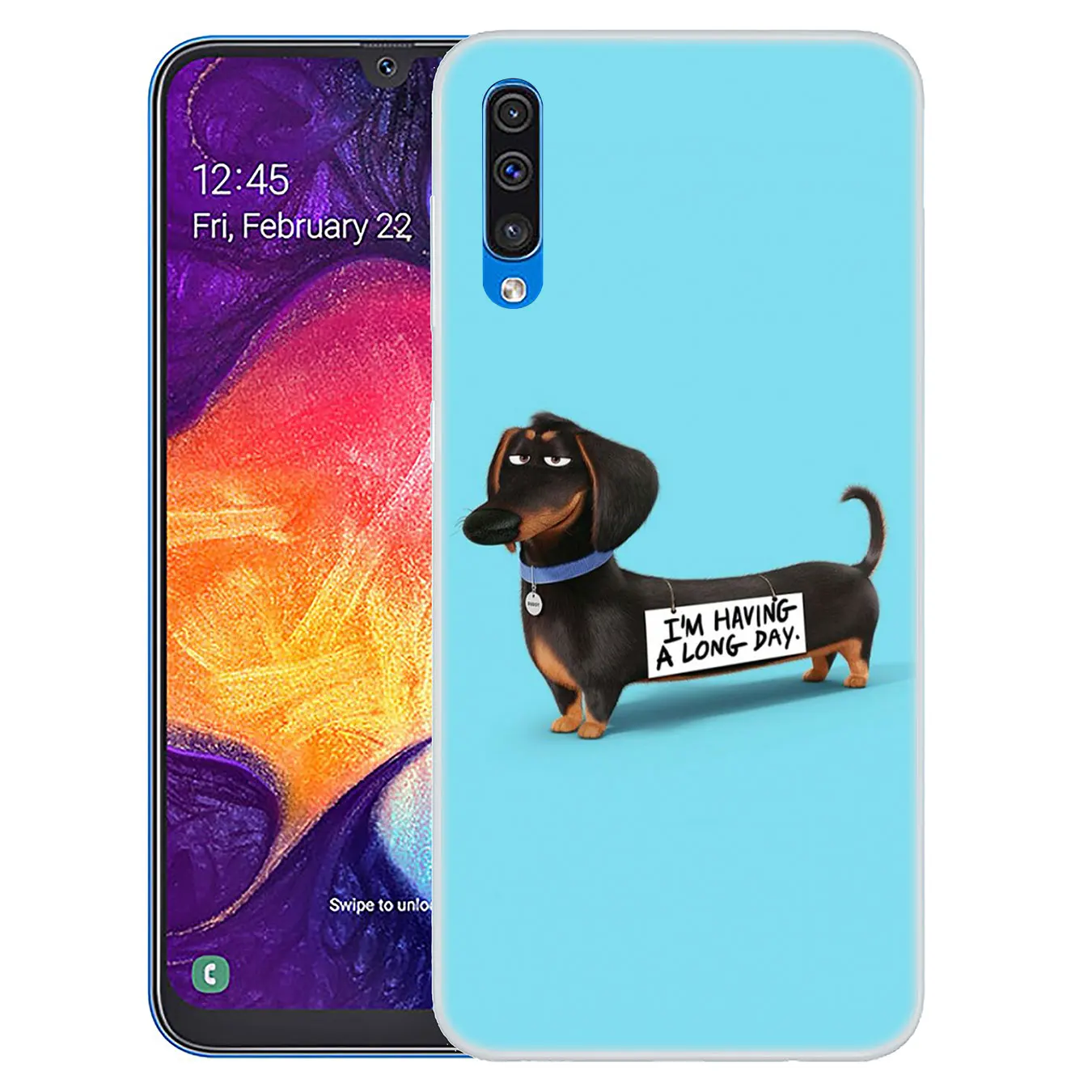 Lavaza такса собака жесткий прозрачный чехол для телефона для samsung Galaxy A10 A20 A30 A40 A50 A60 A70 M10 M20 M30 M40 A20e крышка - Цвет: 12