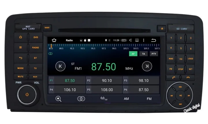 Восьмиядерный Android 6.0/7.1 2 ГБ Оперативная память для Mercedes Benz R Class W251 R280 R300 r320 R350 R500 car
