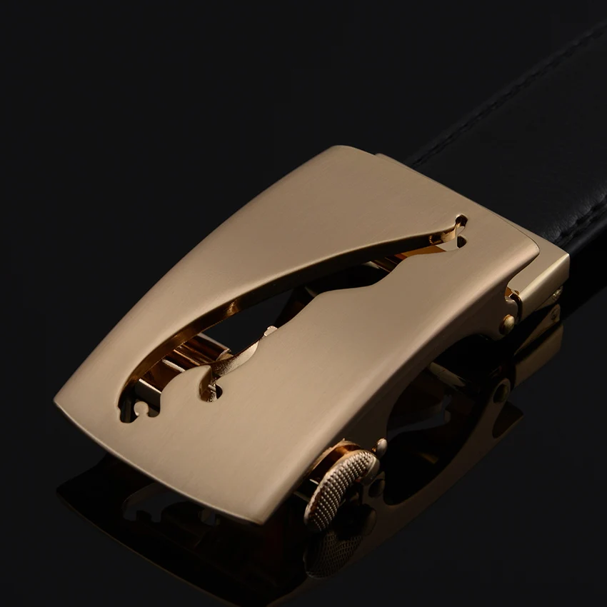 WOWTIGER Леопардовый модный мужской ремень из воловьей кожи дизайнерские роскошные