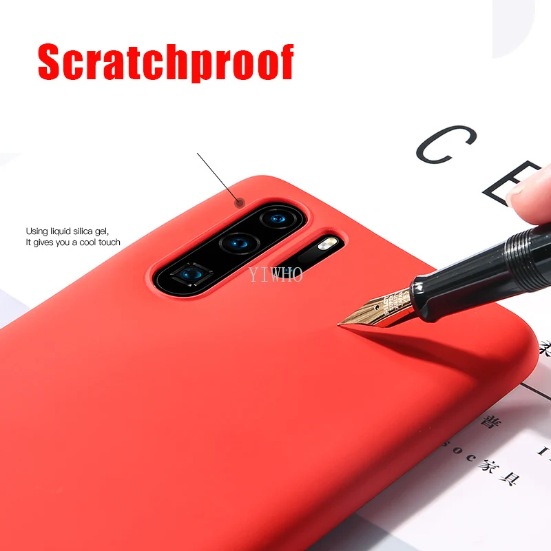 Жидкий силиконовый чехол для huawei P30 Pro Lite тонкий мягкий чехол для телефона huawei Гавайи Huawai Huwai P30PRO Light