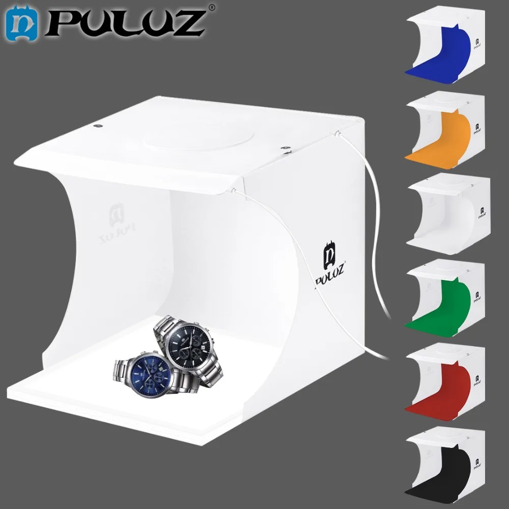PULUZ Mini 22 5 светодиодная фотография бестеневая Нижняя лампа панель панели + 2LED 20 см