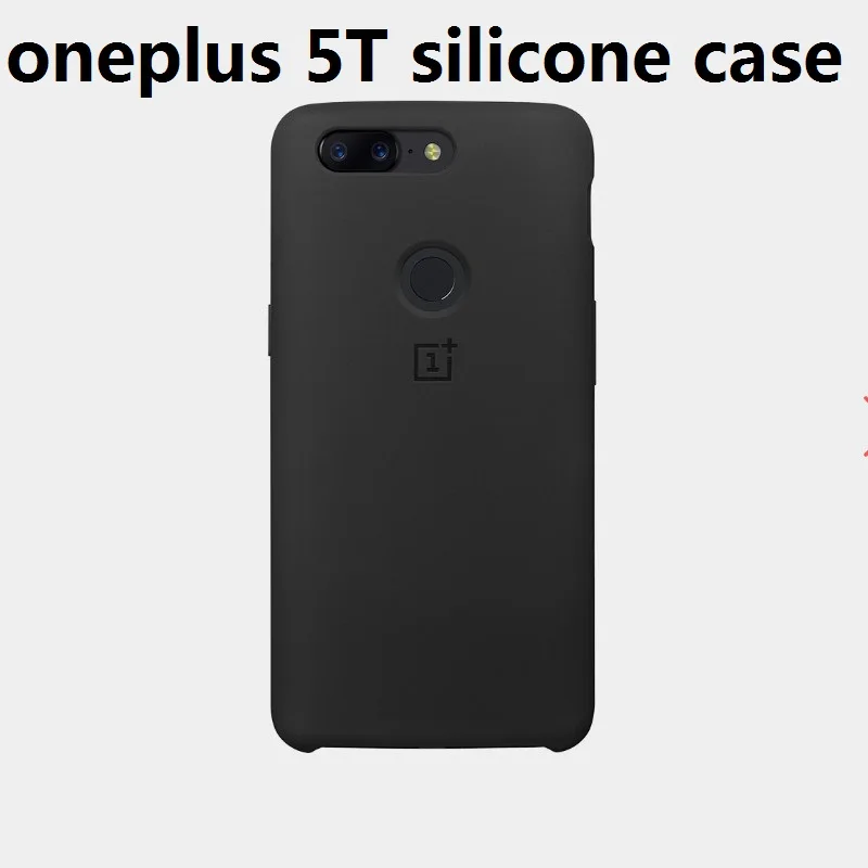 Оригинальный официальный мягкий силиконовый защитный чехол для Oneplus 6 6T задняя