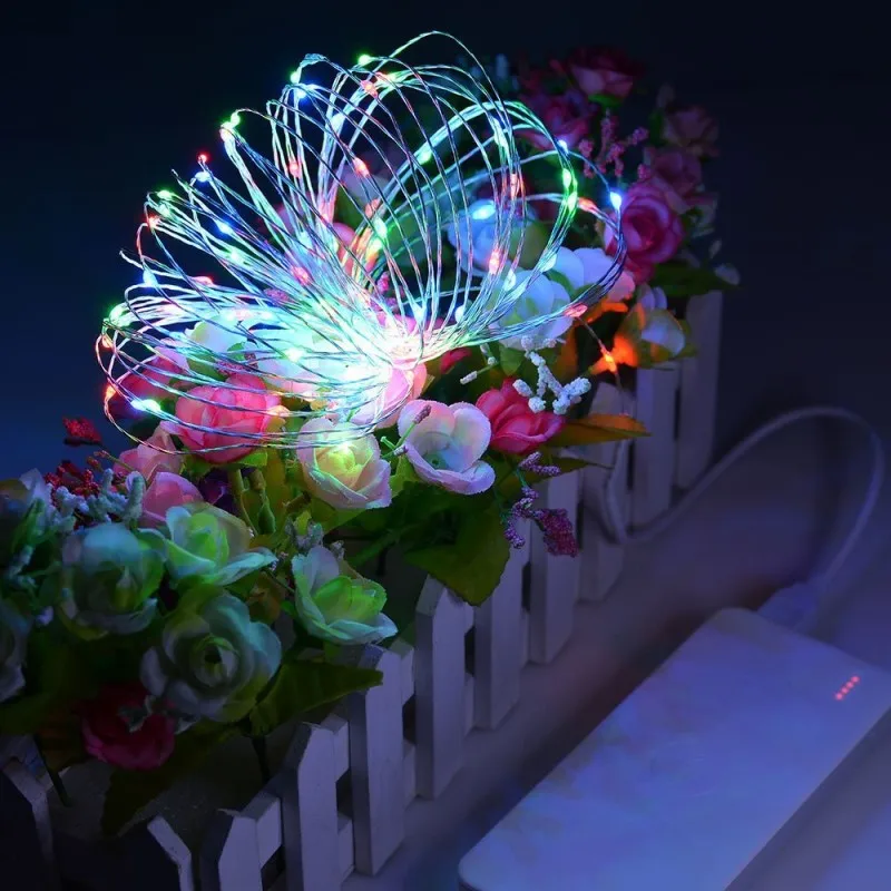 10 м 100LED USB медный провод струнный светильник s праздничный водонепроницаемый