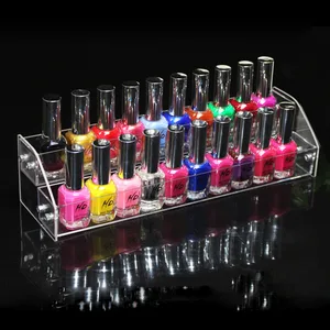 Новое поступление, съемный 2-уровневый органайзер для губной помады, Ювелирный стенд, держатель, стойка для лака для ногтей, косметическая полка для макияжа