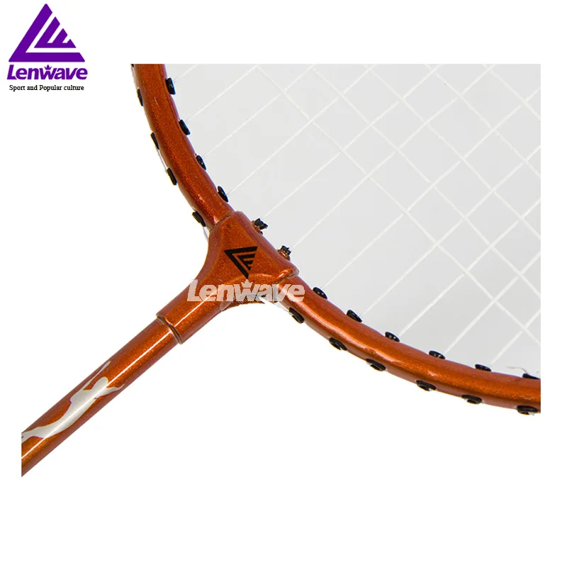 1 пара Быстрая доставка Ракетки для бадминтона Lenwave Брендовые спортивные Training
