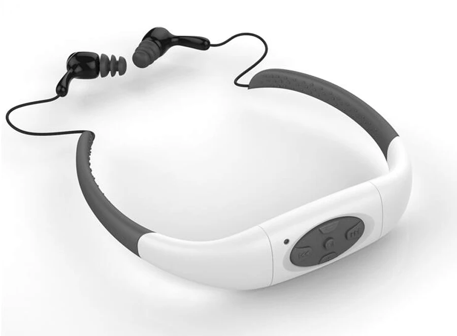 4G 8G водонепроницаемый MP3 IPX8 музыкальный плеер подводный спорт шейный плавательный дайвинг с fm-радио наушники стерео наушники mp3