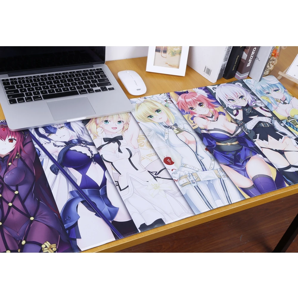 Аниме Fate Grand Order Jeanne d'Arc Alter Saber Нерон Клавдий Mordred Shielder Matthew коврик для мыши 40*90 см Коврик для мыши большой FGO