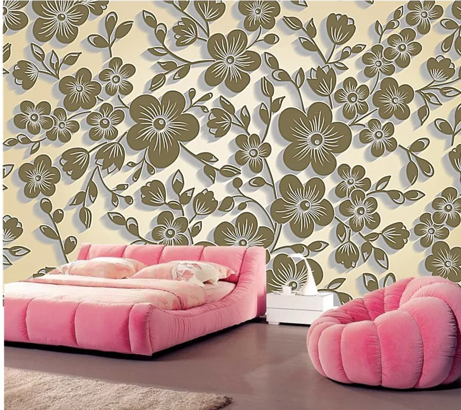 Обои для стен 3 d простые элегантные обои с узором кофе гостиной дивана телевизора