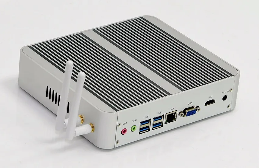 Kingdel горячая распродажа Новое поступление Intel i5 7200U i3 7100U Windows10 Linux HTPC HDMI VGA безвентиляторный мини ПК макс 16 Гб ram