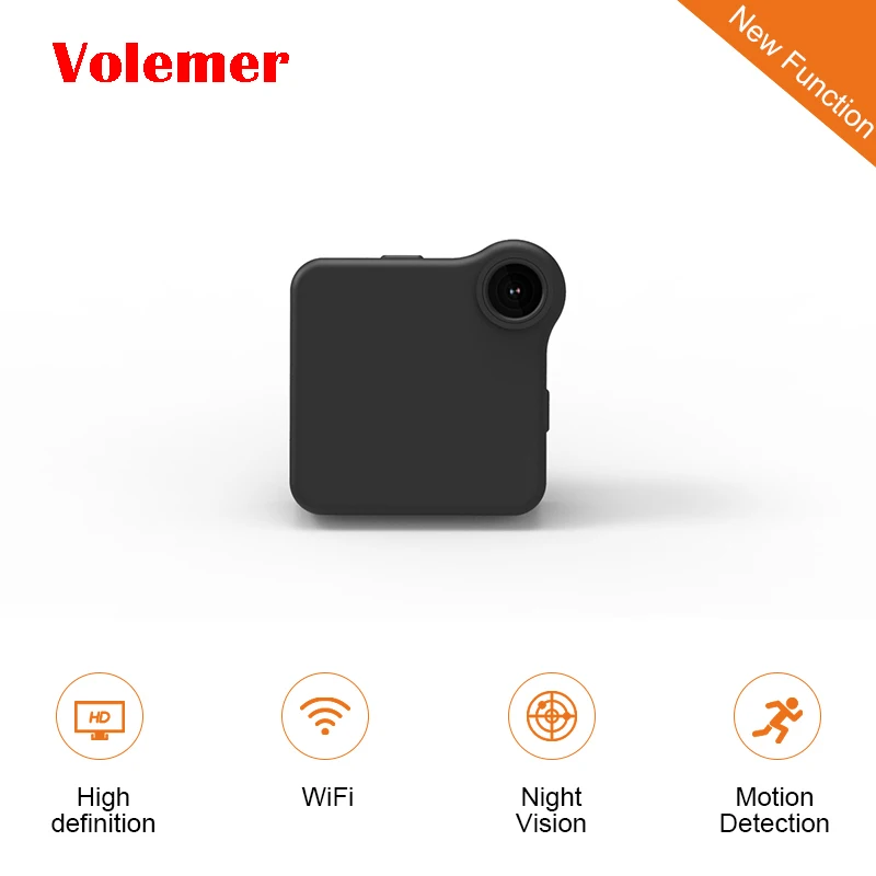 Volemer C1 мини веб камера WI FI P2P IP Камера dvкамера для Регистраторы мульти Портативный
