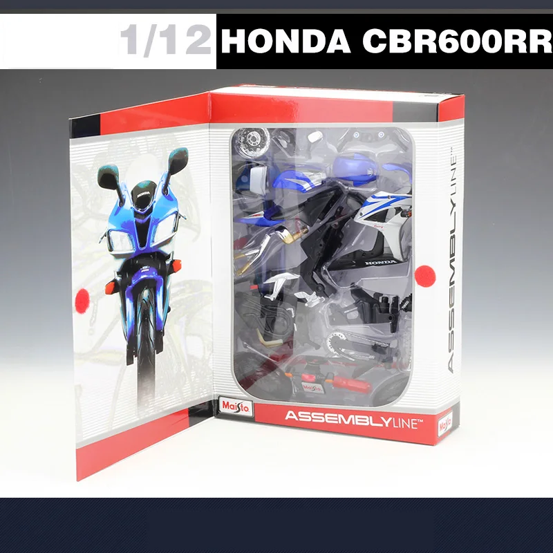 Maisto 1:12 игрушки для мотоциклов CBR600RR моделирование двигателя автомобиля DIY Модели Строительные наборы детские игрушки