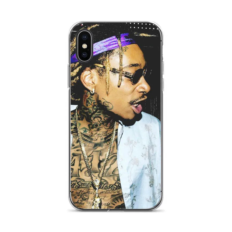 Мягкий силиконовый чехол HOUSTMUST Aiboduo Wiz Khalifa для iPhone 8 8plus 7 7plus 6s plus 5 5S SE XSMax X XS XR из